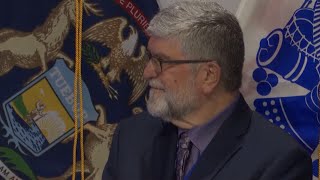 LCC honors longest-tenured employee at Veterans Memorial Indicution Ceremony