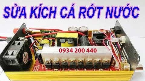 Sửa máy kích cá FLW6800W rớt nước