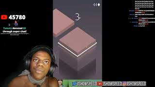 ishowspeed plays stack game..