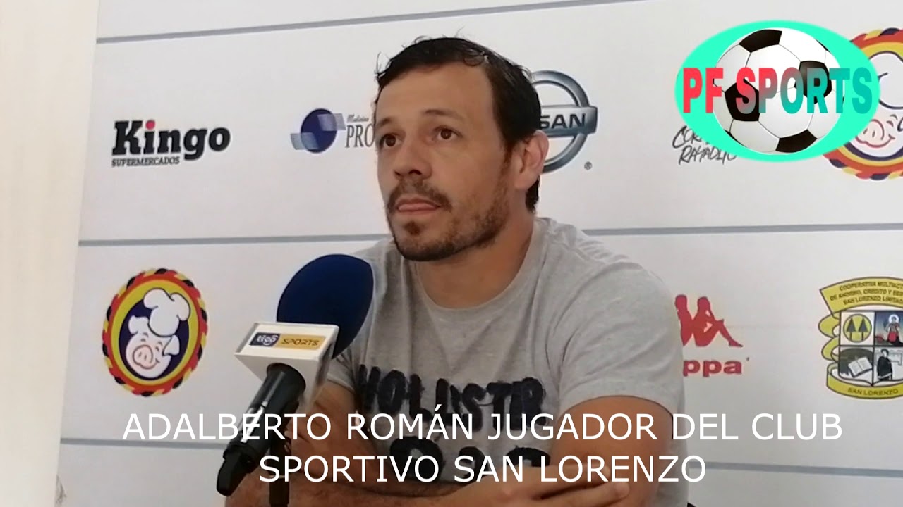 ADALBERTO ROMÁN JUGADOR DEL CLUB SPORTIVO SAN LORENZO