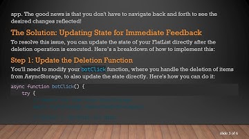 How to Refresh a Screen in React Native Inside a Function