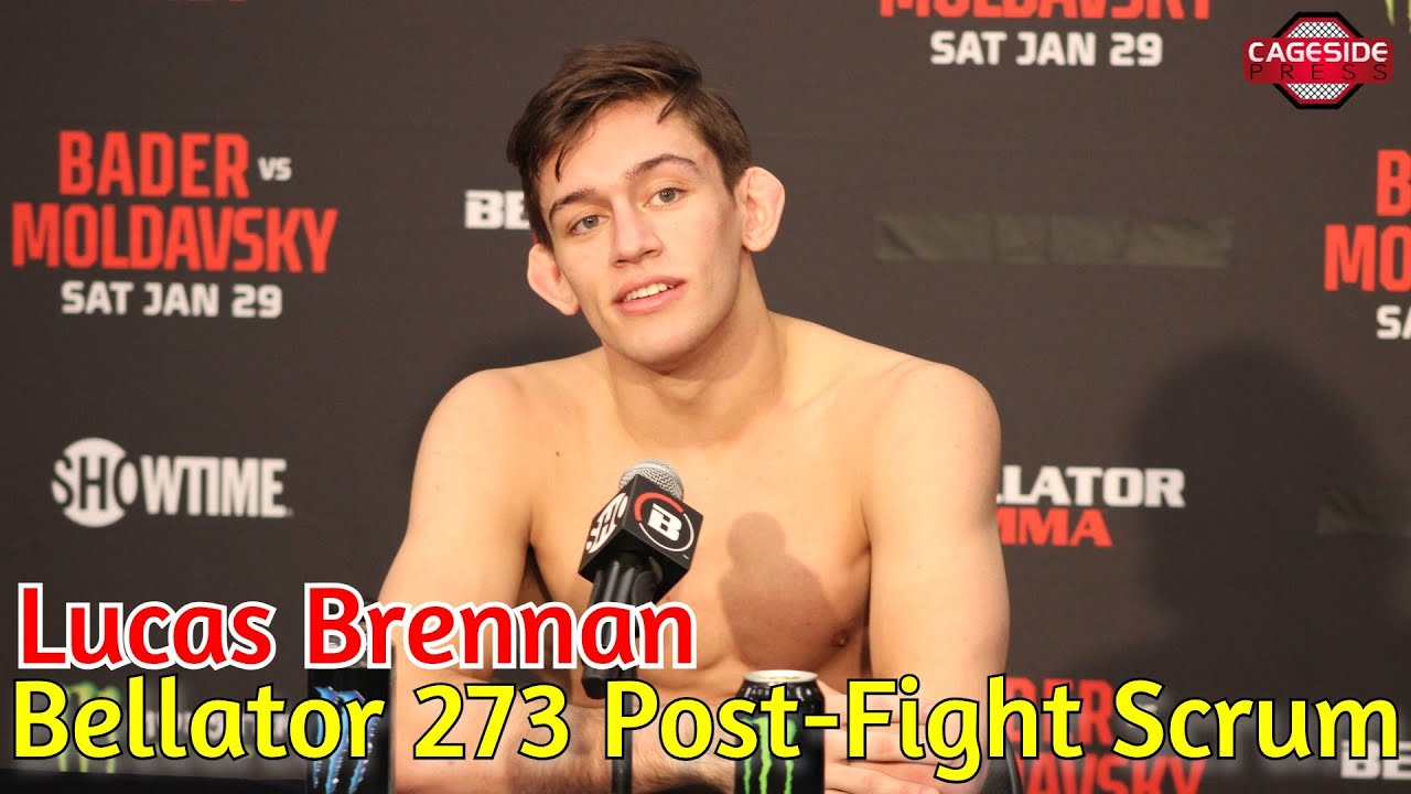 Bellator 273 Lucas Brennan Not Worried About Where The Fight Goes