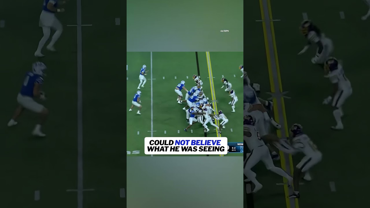 Memphis had this fan STUNNED.  #cfb #memphis