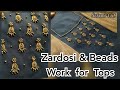 Zardosi Work with Beads  | Neck Design for Tops   | Hand Embroidery Malayalam | Scissor Cut |