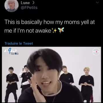 han jisung telling you to WAKE UP AND GO EAT NOW
