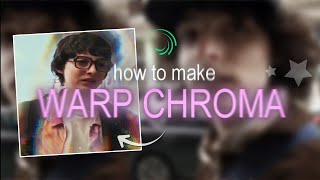 EASY warpchroma effect tutorial on alight motion