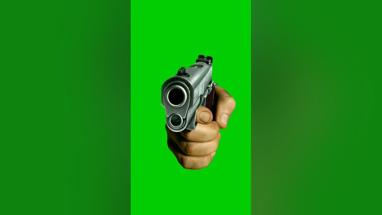 Gunshot Fire VFX green Screen video