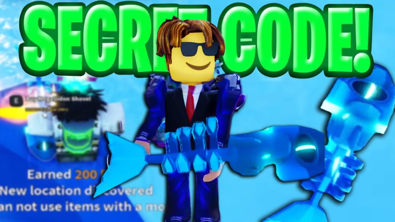 Dig it (MEGALODON SHOVEL) ALL *NEW* SECRET CODES!? ROBLOX DIG IT