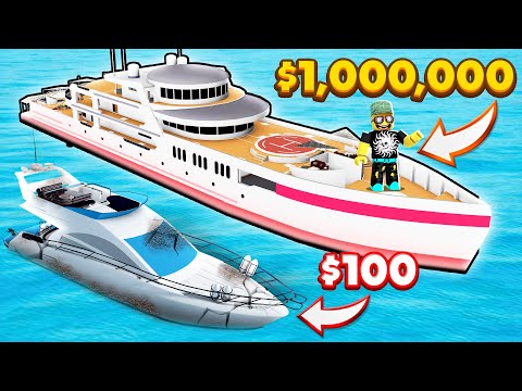 BUYING THE MOST EXPENSIVE SUPER YACHT IN ROBLOX
