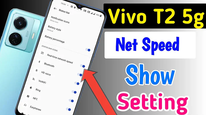 vivo t2 5g net speed show/Vivo t2 5g me net speed kaise dekhe/network speed setting