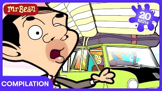 mr bean out gas how will he travel wildbrain kids wildbrain