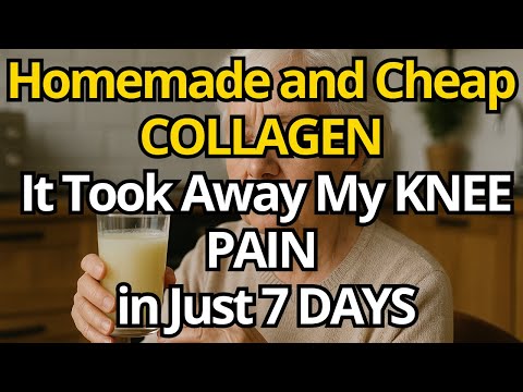 I M 84 YEARS OLD And This HOMEMADE COLLAGEN RECIPE Took Away My KNEE PAIN In Just 7 DAYS
