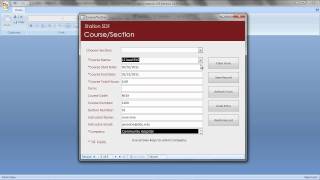 Creating Course Sections in Station SDF