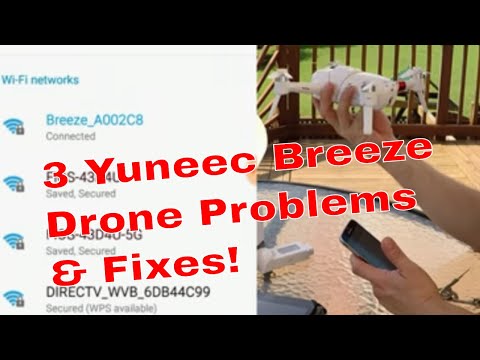 3 Big problems Yuneec Breeze Drone Fixed/ Solutions  ☑️