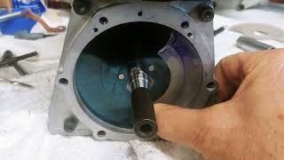 Dialing in the rotary valve on a KOMET B BOMB 135CC ON VINTAGE GO KART ENGINE