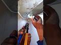 Installing PVC Pipe Through Concrete Ceiling | Clean Cutting &amp; Efficient Manual Work