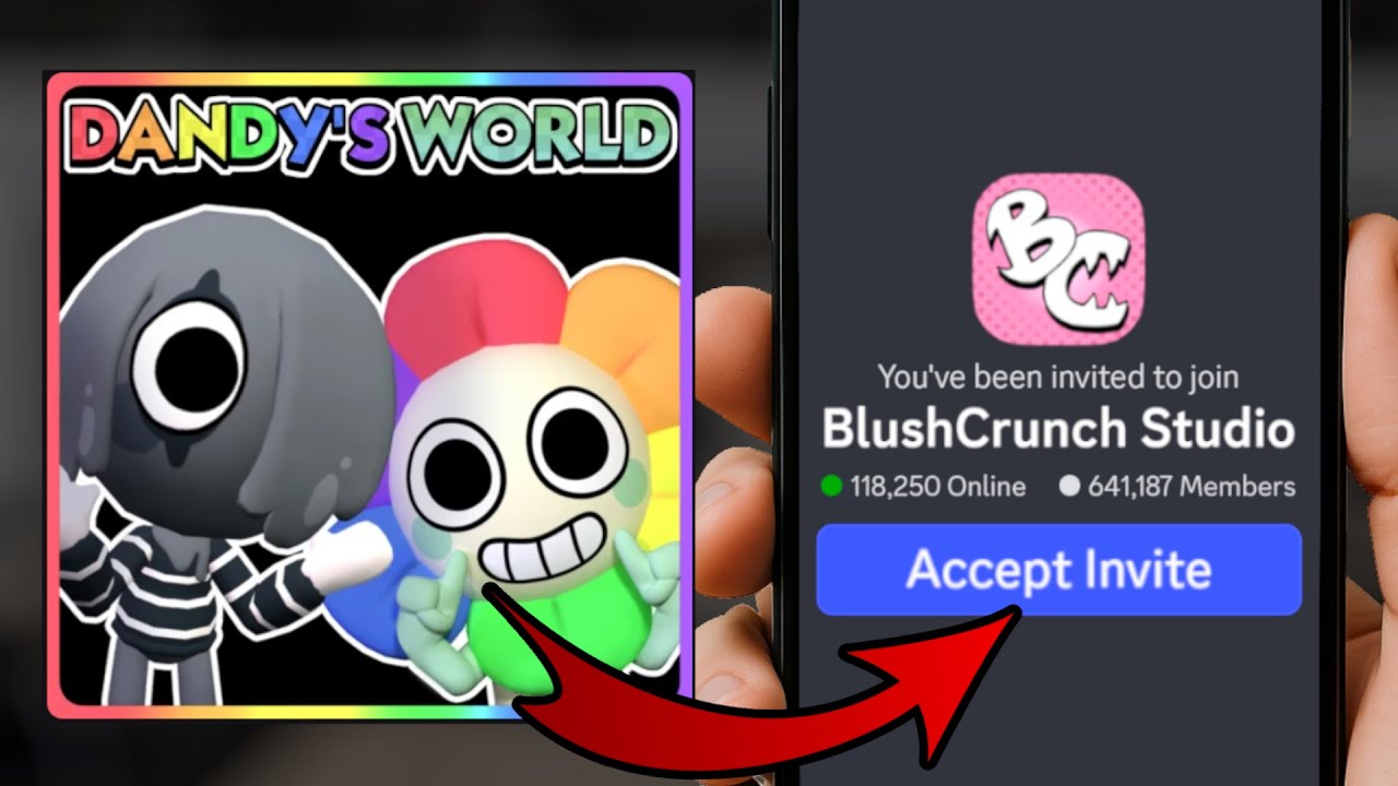 How to Join Dandys World Discord Server on Mobile - YouTube