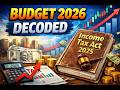 Budget 2026 – Income Tax 2025 Analysis (Section-wise)