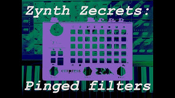 Empress ZOIA tutorial:  "Zynth Zecrets -- Pinging filters for bells and tuned percussion sounds"