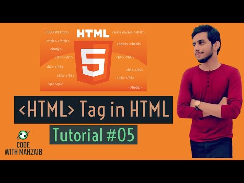 HTML Tag in  HTML Web Design Course | Urdu/Hindi Tutorials | Code with Mahzaib