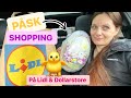 Shoppar inför påsk på Lidl och Dollarstore!