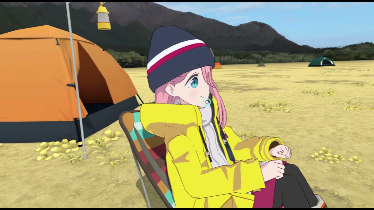 Yurucamp (Laid-Back Camp) Virtual - Fumoto Campsite: VR Gameplay
