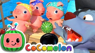 Three Little Pigs (Pirate Version) 🏴‍☠️ | CoComelon Nursery Rhymes