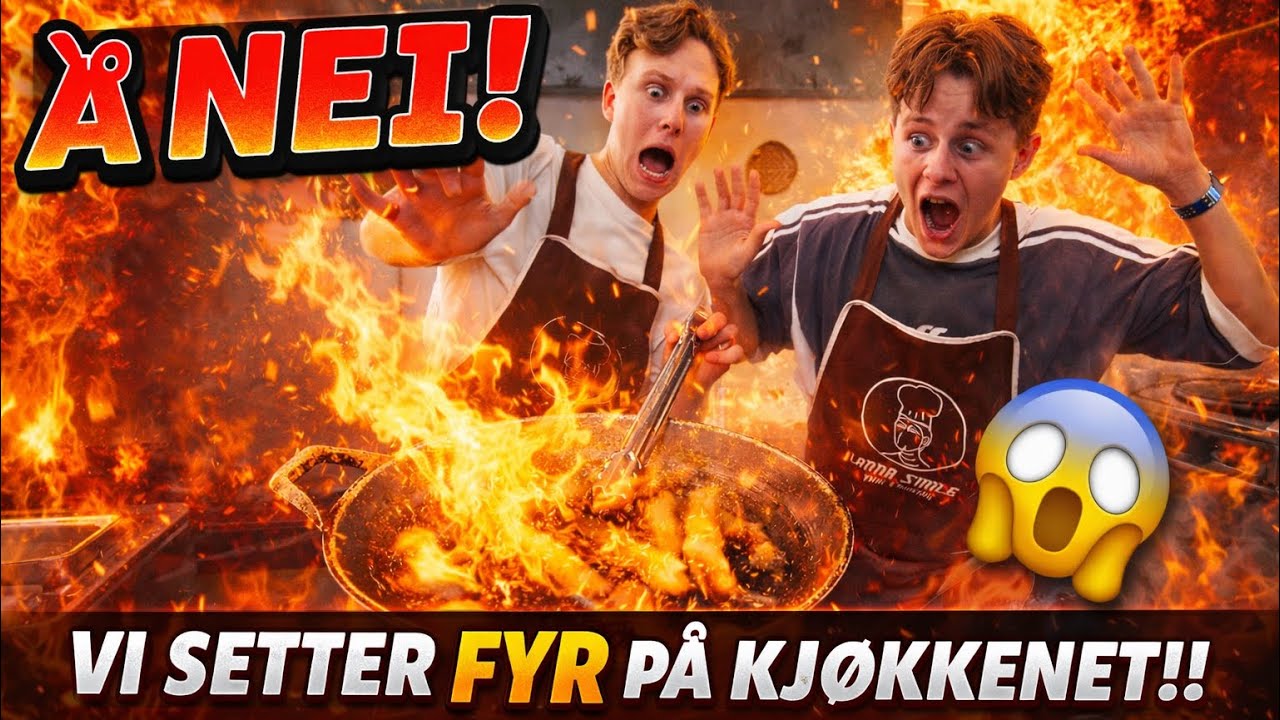 Brenner ned kjøkken i Thailand