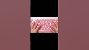 슬라임으로 만든 키보드🩷 | Slime Keyboard ASMR l AI ASMR