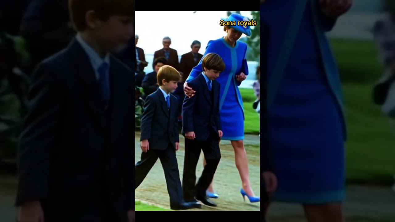 Prince William With His Mommy Princess Diana Harry Shorts