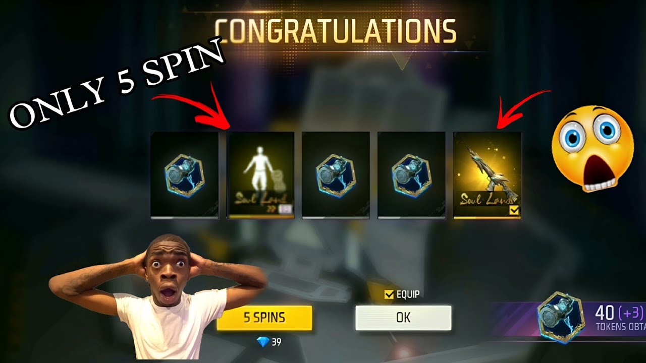 NEW EMOTE 5 SPIN MA MEL GAYA 😱💀&GUN SKIN 💀😱 - YouTube