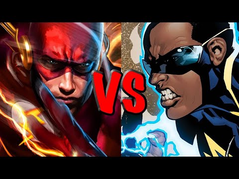 Flash vs Black Lightning | Source Rap Battle