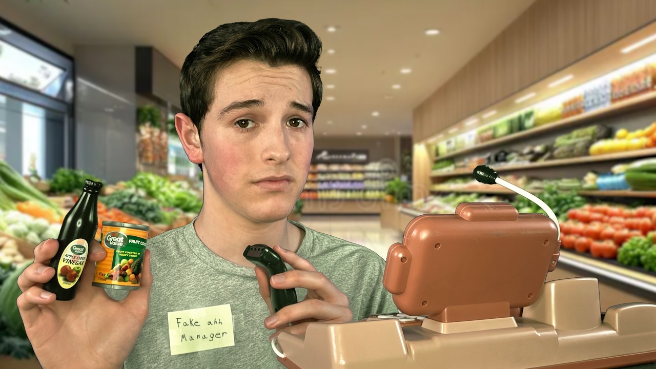 ASMR Sassy Toy Grocery Store Cashier Roleplay