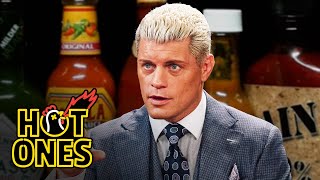 Cody Rhodes Gets Power Slammed By Spicy Wings Hot Ones