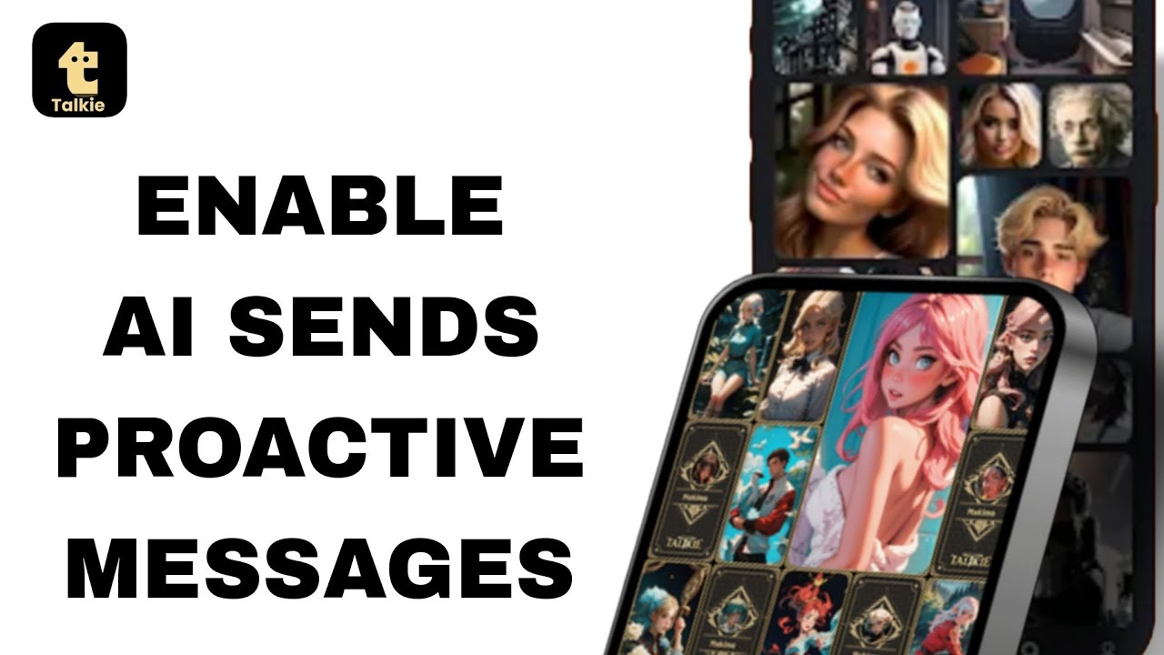 How To Enable Ai Sends Proactive Messages On Talkie Ai Chats App - YouTube