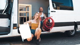 Our CAMPERVAN Water System | Sprinter Van Conversion Ep 13 | Van Life UK