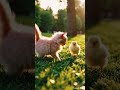 Kitten Meets Chicken… and They Actually Start Playing 🐱🐔🌼 | Peaceful Play ASMR