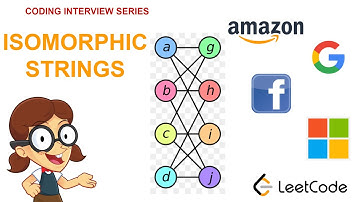 Amazon Facebook interview question | Isomorphic Strings | Leetcode easy level