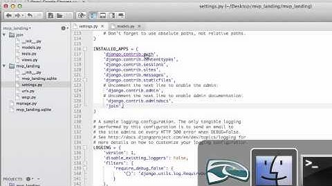Django Tutorial -- MVP Landing Page: Add Join Model (2 of 17) Coding For Entrepreneurs