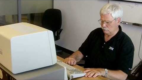 Dave Bradley Describes Some of the Tech Specs of Original IBM PC