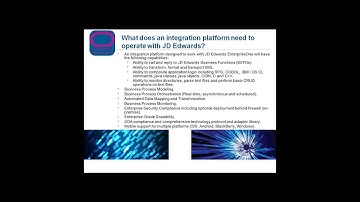 Integration Services for JD Edwards - Webinar Recording
