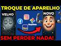 CUIDADO, NÃO PERCA NADA! Como passar tudo do celular velho para o novo! (S26 Ultra) Dicas Brasil