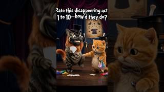 Stealth Magic Fail! Rate Frenchzilla's Invisibility 1-10🎩😂 #Frenchzilla #OrangeCat #Magic #Slapstick