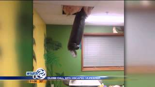 Close call for escaped murderer