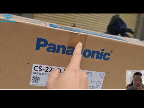 Video điều hòa panasonic nội địa nhật mới 99% cs 220djt... - youtube