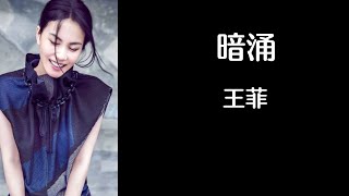 《暗涌》 王菲 【高音质歌词版】