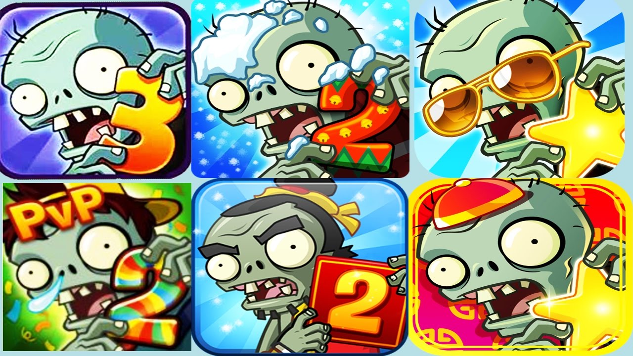 Plants Vs Zombies 2 vs Plants vs Zombies All Star vs Plants Vs Zombies ...