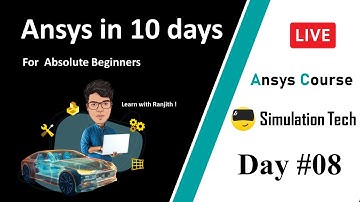 Transient Structural Analysis | Day 08 | Learn Ansys with Ranjith