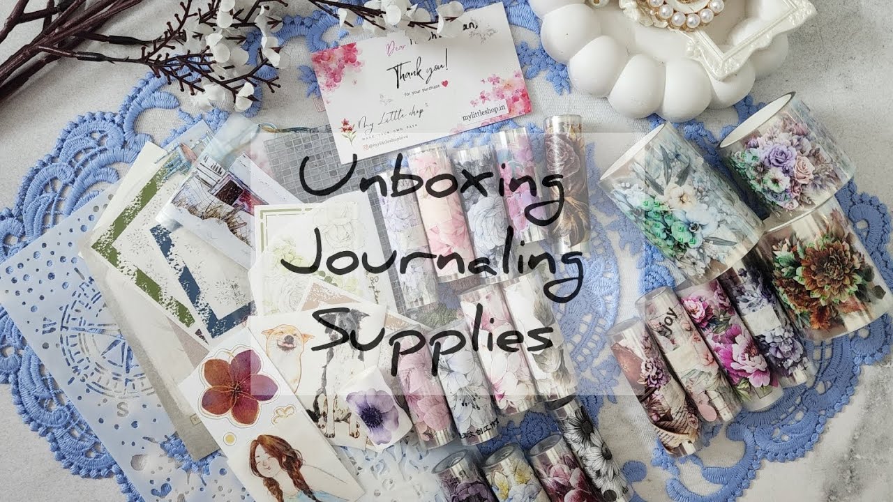 Unboxing Journaling Supplies ✨️💖 ##unboxing #asmr #love #prabh_journal 