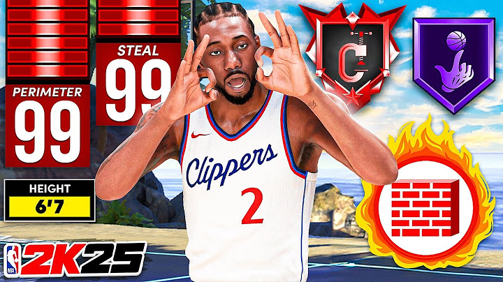 This 6'7 "ISO LOCKDOWN" BUILD with 99 STEAL + 99 PERIMETER is OVERPOWERED (NBA 2K25)